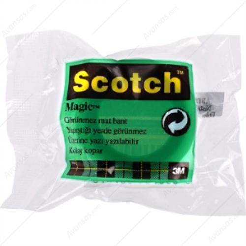 Scotch®  Magic™ Bant, Tekli Poşet, 19mm x 7,5m