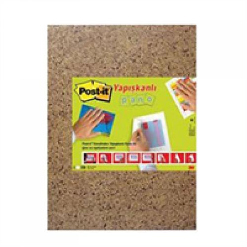 Post-it® Yapışkanlı Pano, Kahverengi, 46 x 58cm