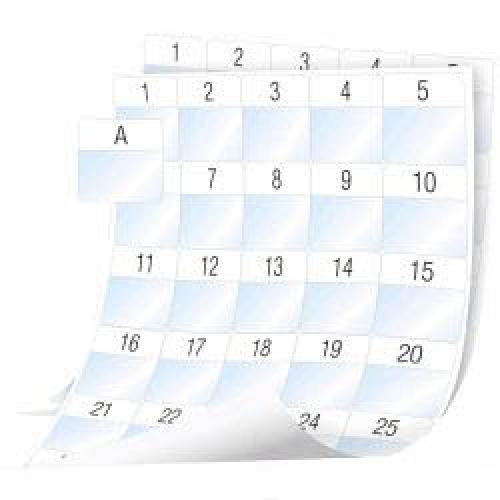 XTL Sayfa Etiket Lamine Tel/Kablo 41x42mm 1020 etiket